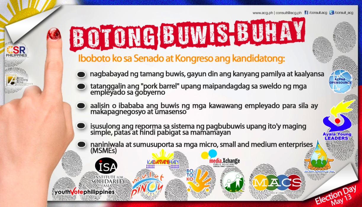 Botong Buwis-Buhay campaign 