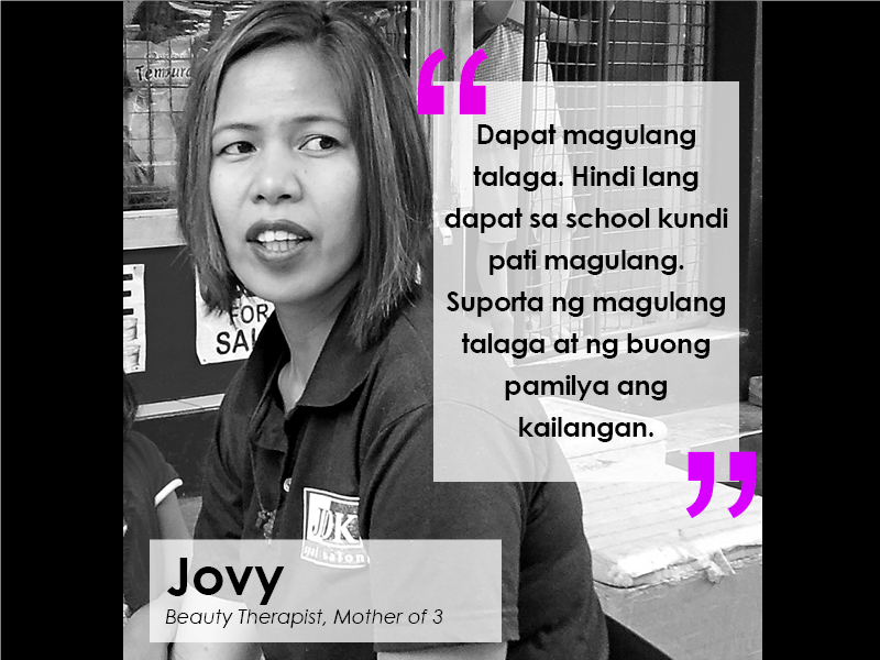 Jovy is one of several residents in a neighborhood in Quezon City who believed that parents must also teach sex education to their children. | Photo essay by Nicko de Guzman and Patrisha Torres