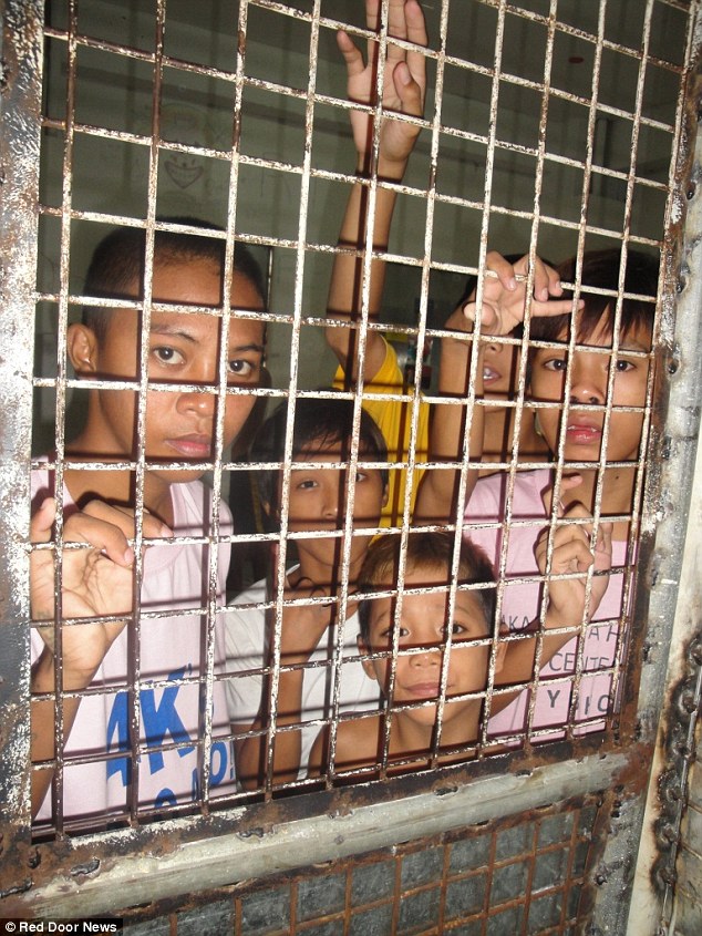 The children were not jailed, they were caged, as MailOnline's investigation found.  