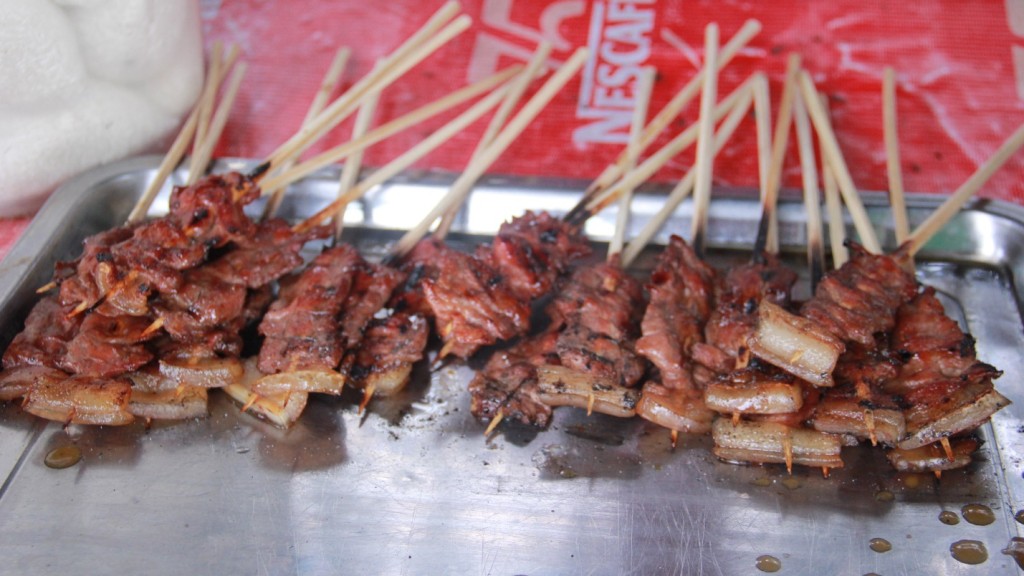 Davao's most sought-after street foods: BBQ| Photo by Mark Christian Jefferson Tuazon  