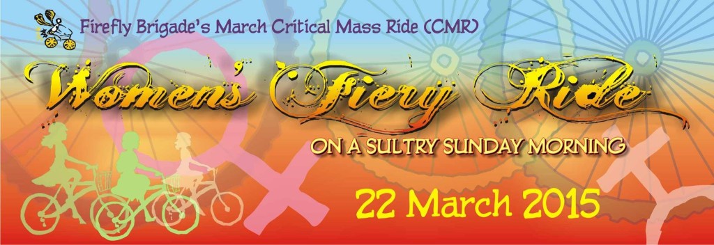 Firefly Brigade's Women's Fiery Ride on 22 March 2015