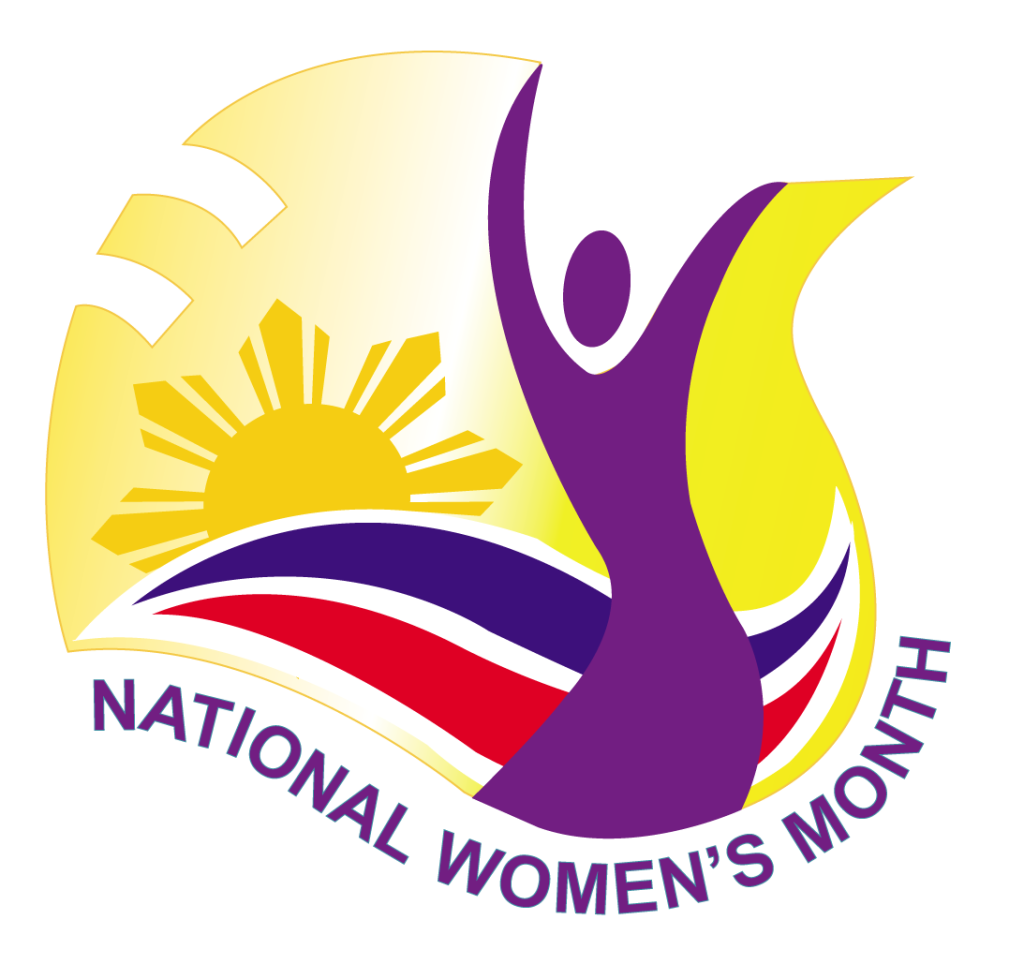 National Women's Month logo in the Philippines (Photo via the Philippines Commission on Women)