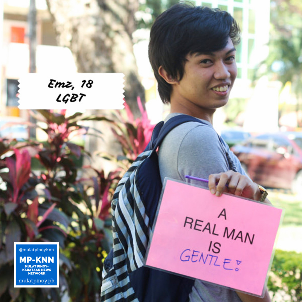 "A real man is gentle." | Photo by Mac Florendo and Mariana Varela