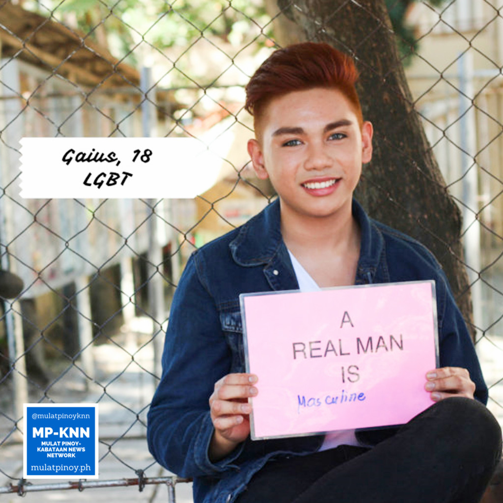 "A real man is masculine." | Photo by Mac Florendo and Mariana Varela