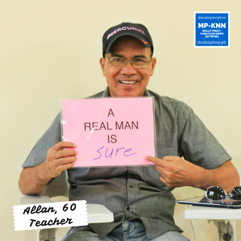 "A real man is sure." | Photo by Mac Florendo and Mariana Varela