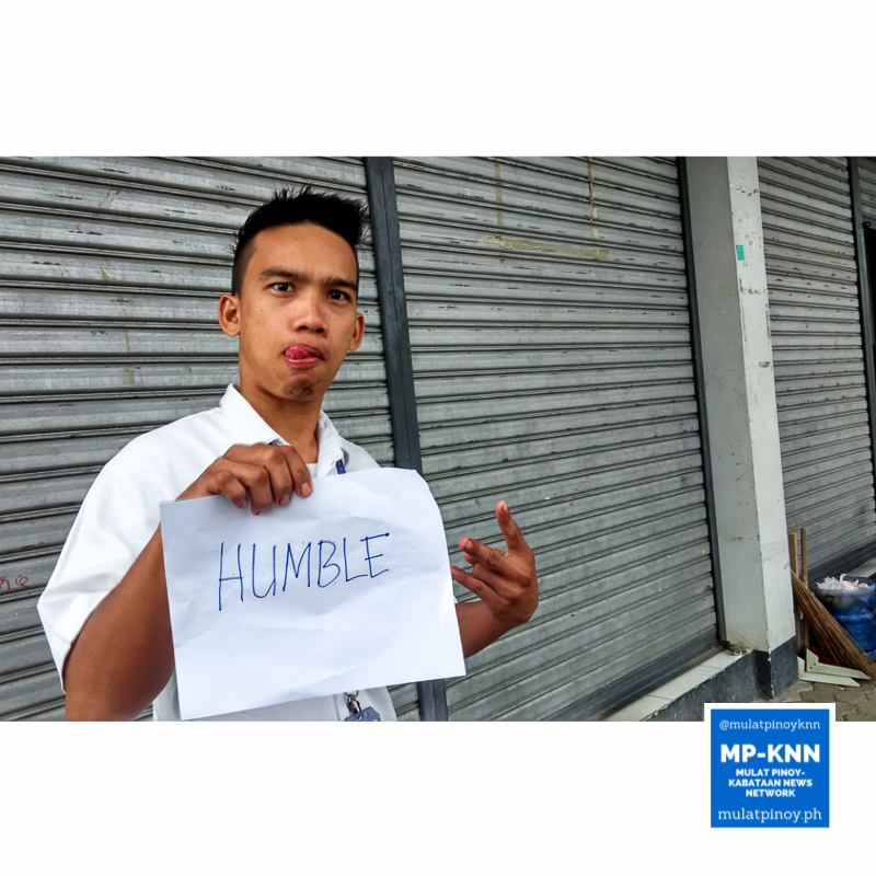 “Humble: A leader should always be humble regardless of the achievements he has gained.” | Photo by Charlene Luna/MP-KNN