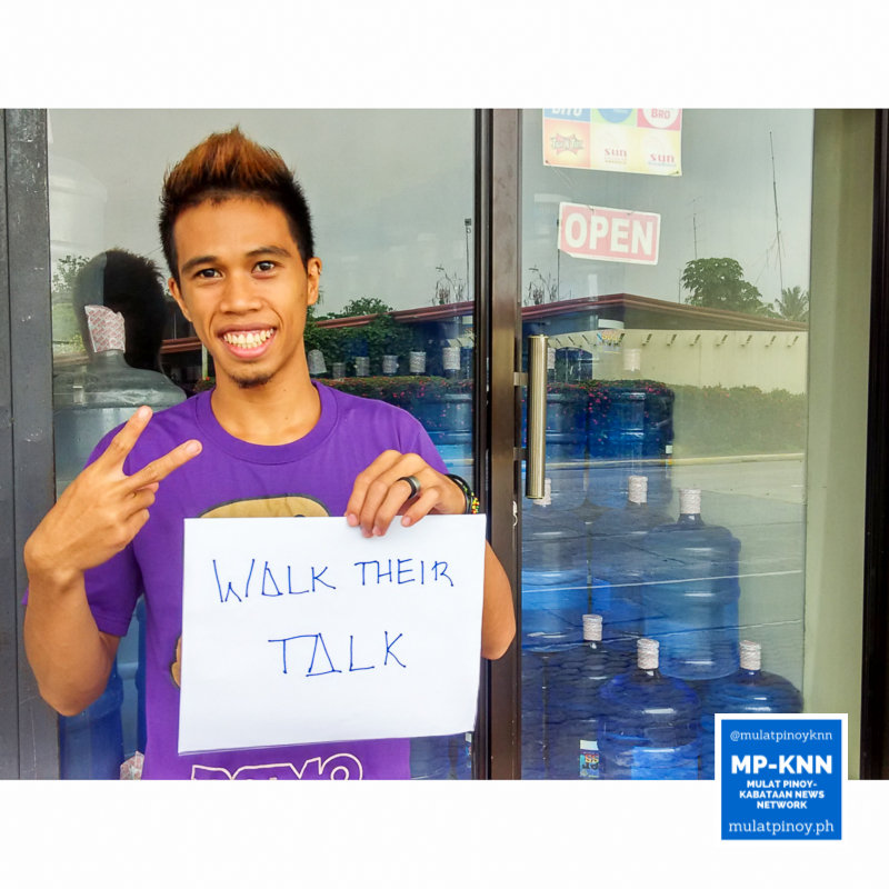 “Walk their talk: Leaders should always transcend their words into actions.” | Photo by Charlene Luna/MP-KNN