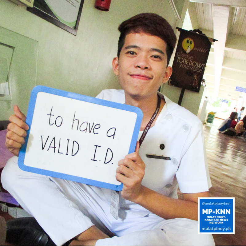 “Honestly, I just want to have a valid national ID. That’s what motivated me to register.” – Jhon Dale Pardillo | Photo by Alice Ultra/MP-KNN