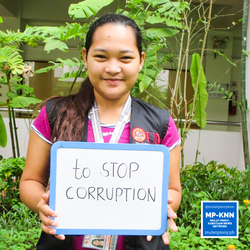 “Corruption is a mainstream problem in this country. My hope that it will still be stopped eventually inspired me to register as a voter.” – Christine Jane Roldan | Photo by Alice Ultra/MP-KNN