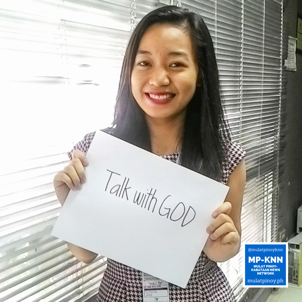 Ways to be a stress-free working student: "Talk with God." | Photo by Karen Ibanez/MP-KNN